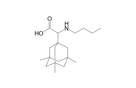 alpha-(butylamino)-3,5,7-trimethyl-1-adamantaneacetic acid