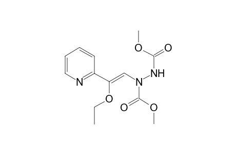 Methyl N-[(Z)-2-ethoxy-2-(2-pyridyl)vinyl]-N-(methoxycarbonylamino)carbamate