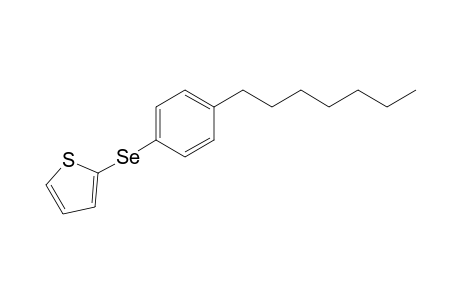 p-(4'-n-Heptyl)phenyl 2-thienyl selenide