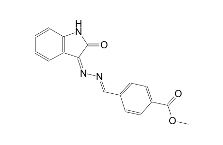 benzoic acid, 4-[(E)-[(2Z)-2-(1,2-dihydro-2-oxo-3H-indol-3-ylidene)hydrazono]methyl]-, methyl ester