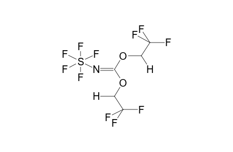 PENTAFLUORO[BIS(2,2,2-TRIFLUOROETHOXY)METHYLENAMINO]SULPHUR