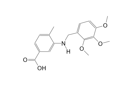 benzoic acid, 4-methyl-3-[[(2,3,4-trimethoxyphenyl)methyl]amino]-
