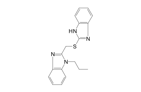 Benzimidazole, 2-(2-benzimidazolylthiomethyl)-1-propyl-