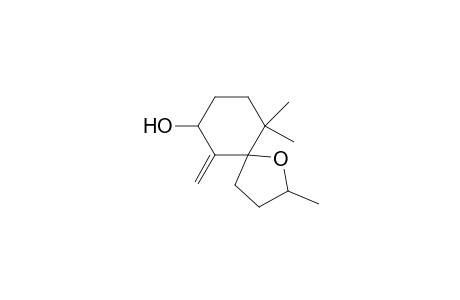1-Oxaspiro[4.5]decan-7-ol, 2,10,10-trimethyl-6-methylene-, [2.alpha.,5.alpha.(R*)]-(.+-.)-