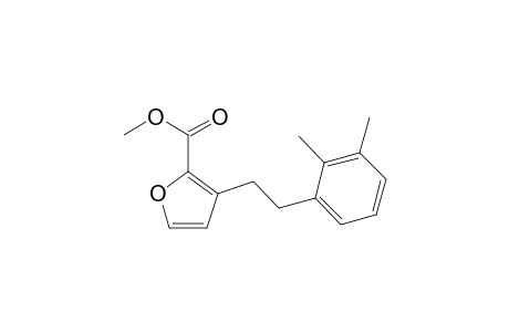 2-Furancarboxylic acid, 3-[2-(2,3-dimethylphenyl)ethyl]-, methyl ester