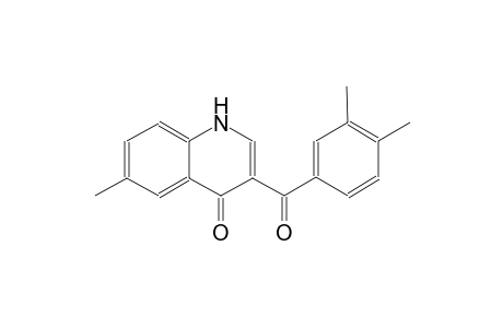 3-(3,4-dimethylbenzoyl)-6-methyl-4(1H)-quinolinone