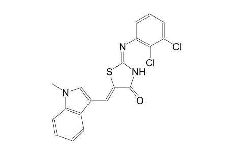(5Z)-2-(2,3-dichloroanilino)-5-[(1-methyl-1H-indol-3-yl)methylene]-1,3-thiazol-4(5H)-one