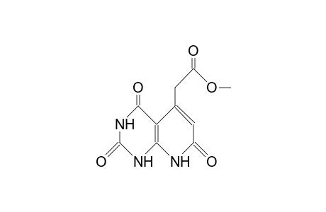 1,2,3,4,7,8-Hexahydro-2,4,7-trioxo-pyrido(2,3-D) pyrimidin-5-ylacetic acid, methyl ester