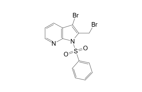 3-Bromo-2-bromomethyl-1-phenylsulfonylpyrrolo[2,3-b]pyridine