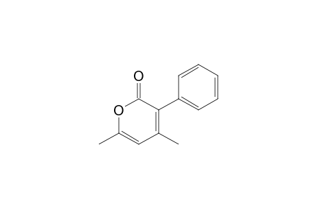 4,6-Dimethyl-3-phenylpyran-2-one