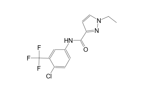 N-[4-chloro-3-(trifluoromethyl)phenyl]-1-ethyl-1H-pyrazole-3-carboxamide