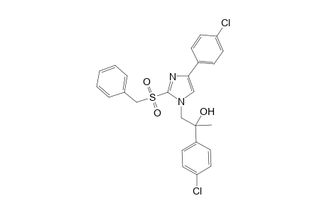 2-Benzylsulfonyl-N-[2-(p-chlorophenyl)-2-hydroxypropyl]-4-(4-chlorophenyl)imidazole