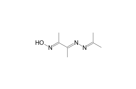 2-butanone, 3-[(1-methylethylidene)hydrazono]-, oxime, (2E,3E)-
