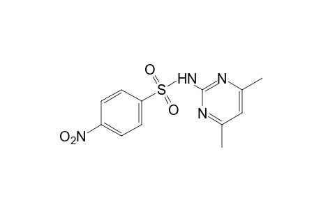 N-(4,6-dimethyl-2-pyrimidinyl)-p-nitrobenzenesulfonamide