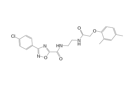 1,2,4-oxadiazole-5-carboxamide, 3-(4-chlorophenyl)-N-[2-[[2-(2,4-dimethylphenoxy)acetyl]amino]ethyl]-