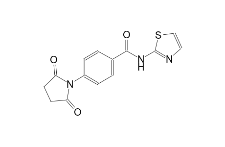 benzamide, 4-(2,5-dioxo-1-pyrrolidinyl)-N-(2-thiazolyl)-