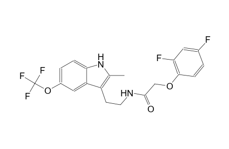 acetamide, 2-(2,4-difluorophenoxy)-N-[2-[2-methyl-5-(trifluoromethoxy)-1H-indol-3-yl]ethyl]-