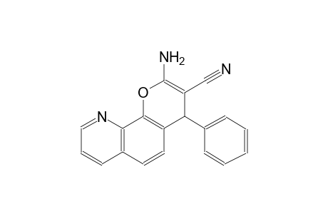 4H-pyrano[3,2-h]quinoline-3-carbonitrile, 2-amino-4-phenyl-