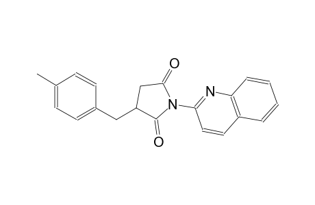 3-(4-methylbenzyl)-1-(2-quinolinyl)-2,5-pyrrolidinedione