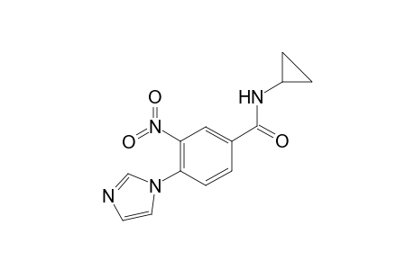 N-cyclopropyl-4-(1H-imidazol-1-yl)-3-nitrobenzamide
