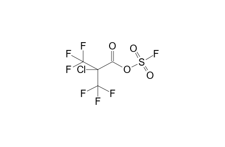 ALPHA-CHLOROISOBUTYRIC AND FLUOROSULPHONIC ACIDS MIXED ANHYDRIDE