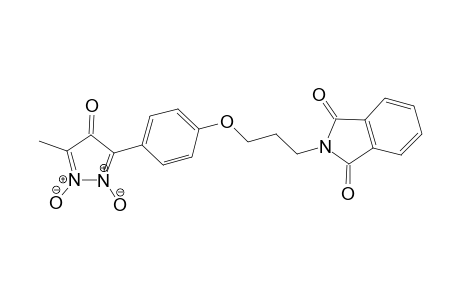 2-{3'-[4"-(5"'-Methyl-4"'-oxopyrazol-3"'-yl)phenoxy]propyl}-isoindoline-1,3-dione - N',N"-dioxide