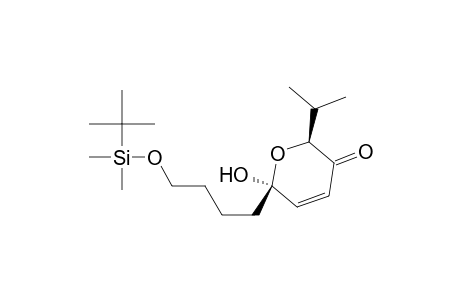 trans-6-[4-[[(1,1-dimethylethyl)dimethylsilyl]oxy]butyl]-6-hydroxy-2-(1-methylethyl)-2H-pyran-3(6H)-one