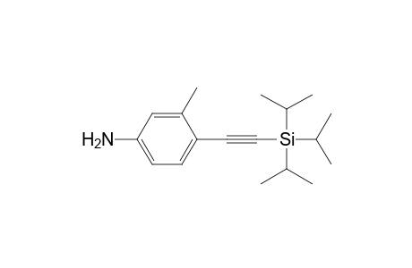 3-Methyl-4-[(triisopropylsilyl)ethynyl]aniline