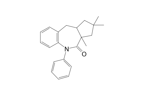 2,2,3a-trimethyl-5-phenyl-1,3,10,10a-tetrahydrocyclopenta[c][1]benzazepin-4-one