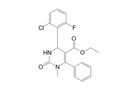 4-(2-Chloro-6-fluoro-phenyl)-1-methyl-2-oxo-6-phenyl-1,2,3,4-tetrahydro-pyrimidine-5-carboxylic acid ethyl ester