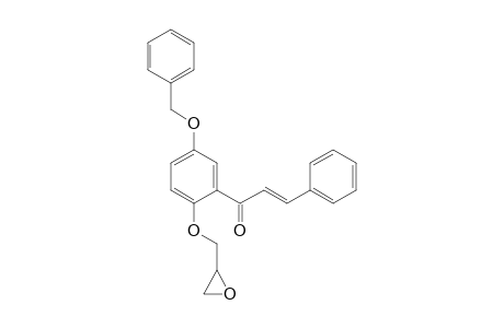 2-Propen-1-one, 1-[2-(oxiranylmethoxy)-5-(phenylmethoxy)phenyl]-3-phenyl-