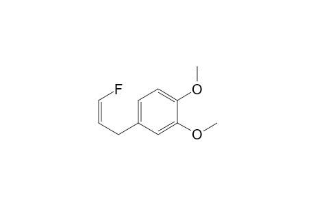 4-[(Z)-3-fluoranylprop-2-enyl]-1,2-dimethoxy-benzene