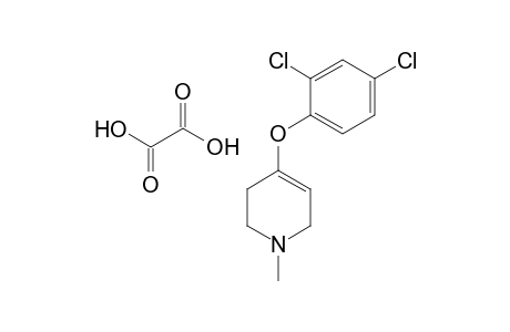 1-Methyl-4-(2,4-dichlorophenoxy)-1,2,3,6-tetrahydropyridine oxolate