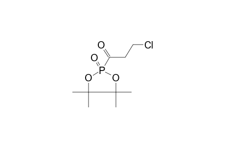 2-(3-CHLOROPROPANOYL)-4,4,5,5-TETRAMETHYL-2-OXO-1,3,2-DIOXAPHOSPHOLANE