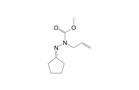 Hydrazine, 1-allyl-1-methoxycarbonyl-2-cyclopentylidene-