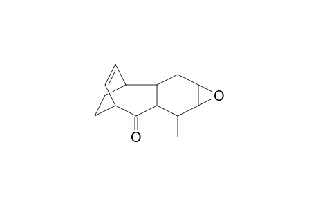 Tricyclo[7.2.2.0(3,8)]tridec-12-en-2-one, 5,6-epoxy-4-methyl-
