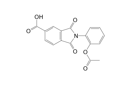 2-(2-Acetoxy-phenyl)-1,3-dioxo-2,3-dihydro-1H-isoindole-5-carboxylic acid