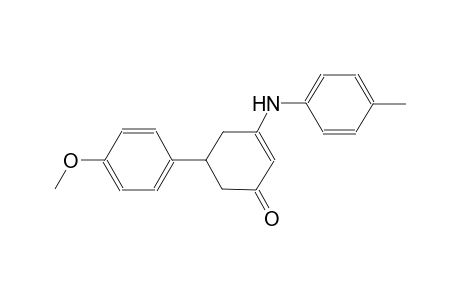 5-(4-methoxyphenyl)-3-(4-toluidino)-2-cyclohexen-1-one