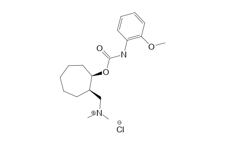 (+/-)-(CIS)-N,N-DIMETHYL-2-(2-METHOXY-PHENYL-CARBAMOYLOXY)-CYCLOHEPTHYL-METHYLAMMONIUM-CHLORIDE