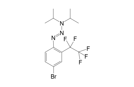(E)-1-(4-Bromo-2-(pentafluoroethyl)phenyl)-3,3-diisopropyltriaz-1-ene
