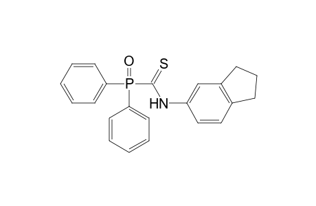 1-(diphenylphosphinyl)-N-(5-indanyl)thioformamide