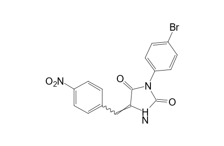 3-(p-BROMOPHENYL)-5-(p-NITROBENZYLIDENE)HYDANTOIN