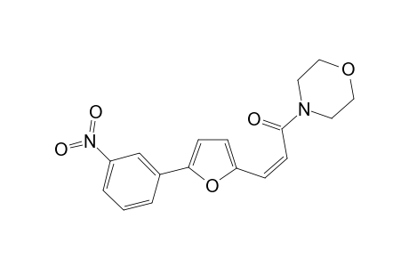4-((2Z)-3-[5-(3-Nitrophenyl)-2-furyl]-2-propenoyl)morpholine
