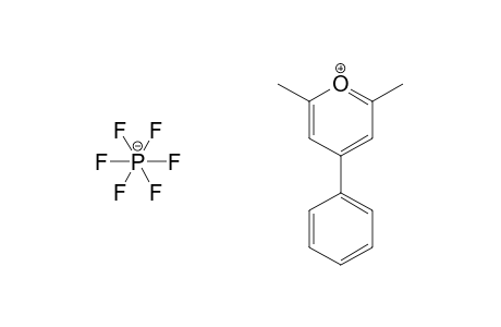 Pyrylium, 2,6-dimethyl-4-phenyl-, hexafluorophosphate(1-), salt