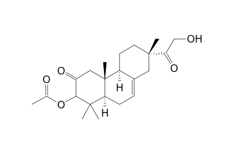 Araucarolone mono-acetate