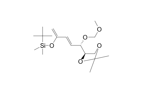 6,7-O-Isopropylidene-1,3,4-trideoxy-2-O-(t-butyldimethylsilyl)-5-O-(methoxymethyl)-D-erythro-hepta-1,3-dienitol