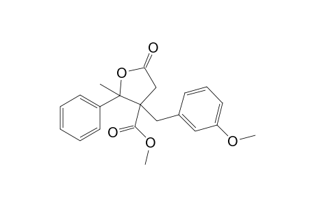 Methyl 3-(3-methoxybenzyl)-2-methyl-5-oxo-2-phenyltetrahydrofuran-3-carboxylate
