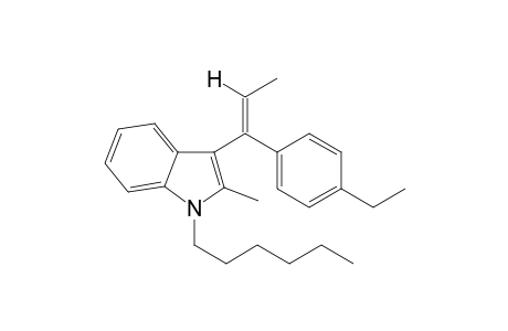 3-(1-(4-Ethylphenyl)-1-propen-1-yl)-1-hexyl-2-methyl-1H-indole