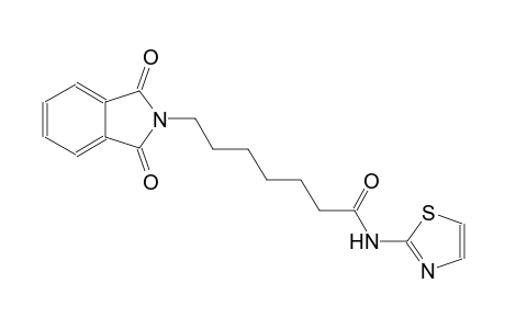 7-(1,3-dioxo-1,3-dihydro-2H-isoindol-2-yl)-N-(1,3-thiazol-2-yl)heptanamide