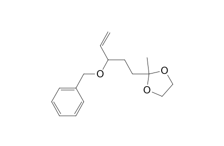 2-(3-benzoxypent-4-enyl)-2-methyl-1,3-dioxolane